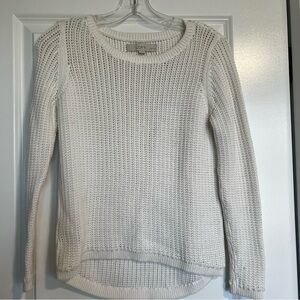 Loft white sweater